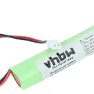 VHBW Emergency Lighting Battery BAES TD512433 - 800 mAh 4.8 V NiCd
