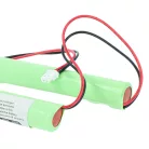 VHBW Emergency Lighting Battery BAES TD512433 - 800 mAh 4.8 V NiCd