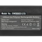 VHBW Drone Battery DJI 198151, 1000007355 - 2500 mAh 7.4 V Li-Ion