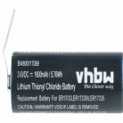 VHBW Akkumulátor Maxell ER17/33 helyett - 1600 mAh 3,6 V Li-MnO2