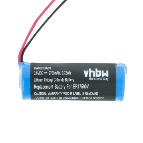 VHBW CNC Controller Battery Replacement for Maxell ER17/33 - 2700 mAh 3.6 V Li-MnO2