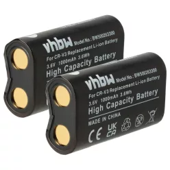   VHBW Battery RV3, RCR-V3, LB01, LB-01, CR-V3P, CR-V3 - 1000 mAh 3.6 V Li-Ion