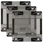 VHBW Razor Blade replacement for Braun 410 - silver