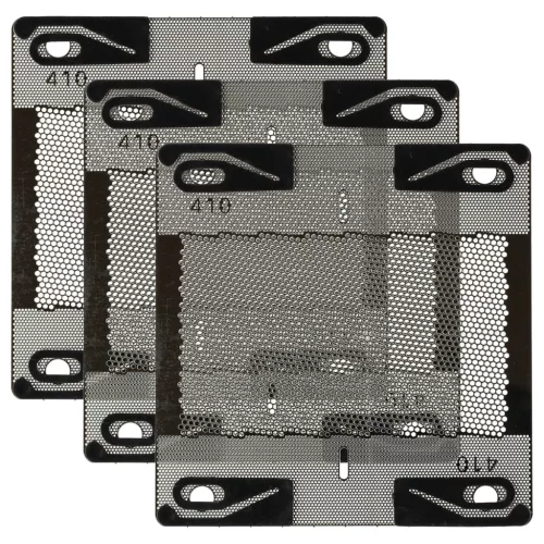 VHBW Razor Blade replacement for Braun 410 - silver