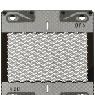 VHBW Razor Blade replacement for Braun 410 - silver