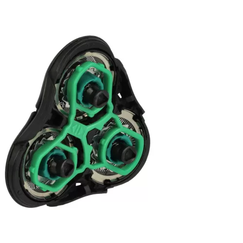 VHBW Replacement Shaving Head for Philips RQ11 - Black/Silver