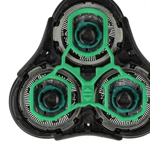 VHBW Replacement Shaving Head for Philips RQ11 - Black/Silver