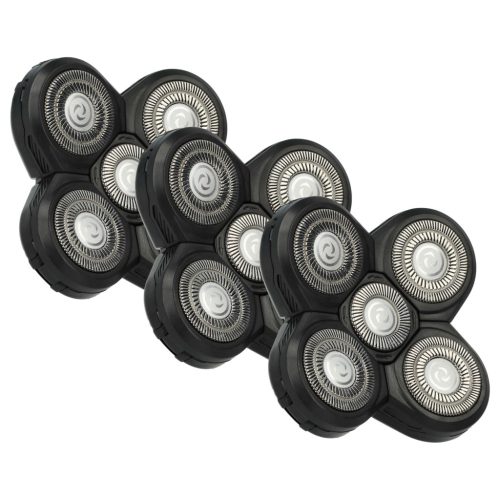 VHBW Shaving Head for Philips RQ12, RQ50, RQ12+, RQ40 - 3 pcs