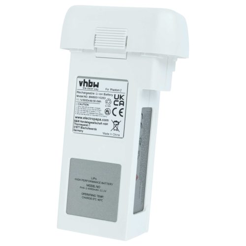 VHBW Drohnenakku CP.PT.000395, CP.PT.000396, PHA-2, 733496 - 6000 mAh 11,1 V Li-Polymer