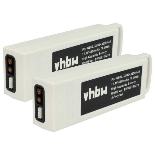 VHBW Drohnenakku YUNQ500105 - 6400 mAh 11,1 V Li-Polymer