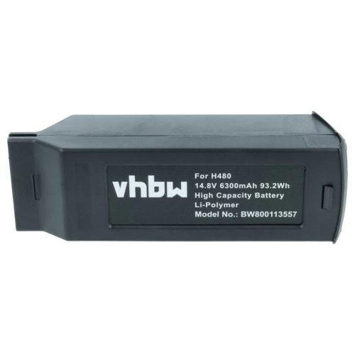 VHBW Drone Battery YUNH105, YUNTYH105 - 6300 mAh 14.8 V Li-polymer