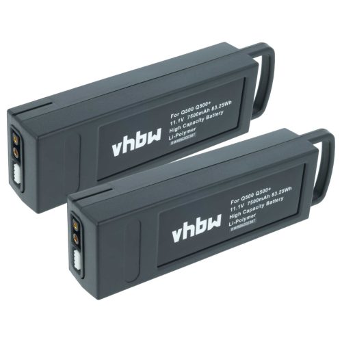 VHBW Drohnenakku YUNQ500105 - 7500 mAh 11,1 V Li-Polymer