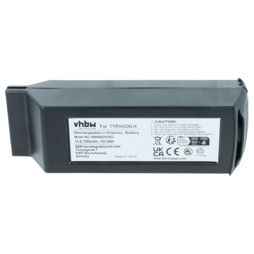 VHBW Drohnenakku YUNH105, YUNTYH105 - 7000 mAh 14,8 V Li-Polymer