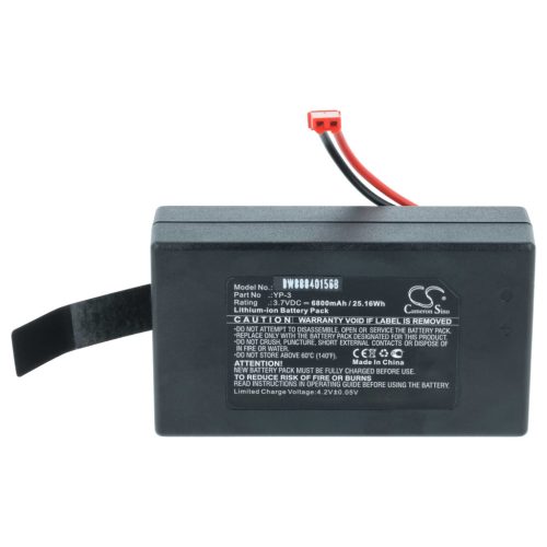 VHBW Modellbau Werkzeug Akku YP-3 - 6800 mAh 3,7 V Li-Ion
