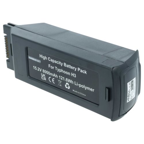 VHBW Drohnenakku Yuneec YUNTYHP101, YUNTYH3B4S5250 - 8000 mAh 15,2 V Li-Polymer