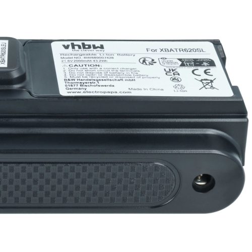 VHBW Staubsauger Akku XBATR620SL - 2000 mAh 21,6 V Li-Ion