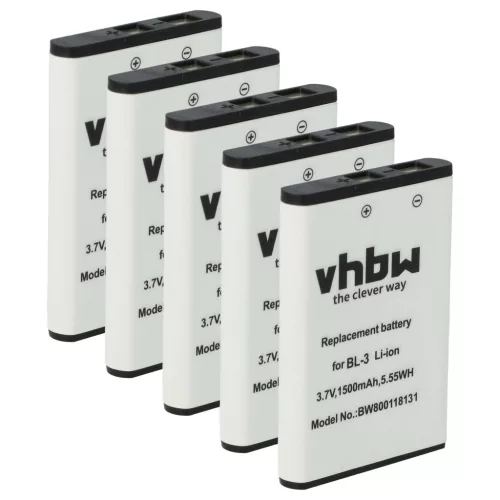 VHBW Radio Akku Baofeng BL-3 - 1500 mAh 3,7 V Li-Ion