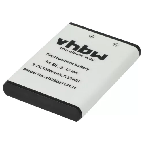 VHBW Radio Akku Baofeng BL-3 - 1500 mAh 3,7 V Li-Ion