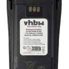 VHBW Rádió Akkumulátor CP040, CP200d, DP1400 - 1800 mAh 7,2 V NiMH