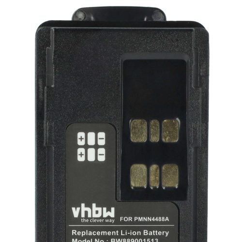 VHBW Rádió Akkumulátor PMNN4415AR, PMNN4415, PMNN441 - 1800 mAh 7,4 V Li-Ion