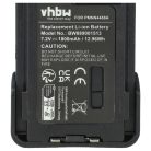 VHBW Rádió Akkumulátor PMNN4415AR, PMNN4415, PMNN441 - 1800 mAh 7,4 V Li-Ion