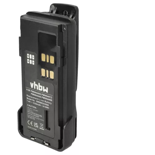VHBW Radio Akku PMNN4409, PMNN4406BR, PMNN4406 - 3350 mAh 7,4 V Li-Ion