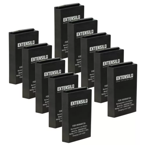 VHBW Radio Akku Motorola BT90, BT110, HKLN4440B - 2000 mAh 3,7 V Li-Polymer