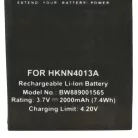 VHBW Radio Akku Motorola BT90, BT110, HKLN4440B - 2000 mAh 3,7 V Li-Polymer