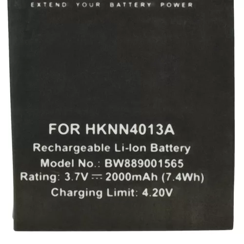 VHBW Radio Akku Motorola BT90, BT110, HKLN4440B - 2000 mAh 3,7 V Li-Polymer