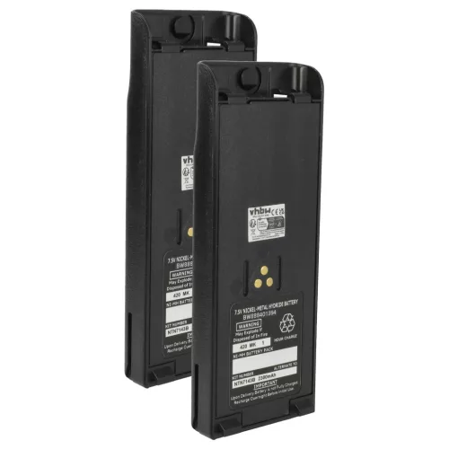 VHBW Radio Battery NTN7143, NTN7143CR, NTN7143B, NTN7143A - 2300 mAh 7.5 V NiMH