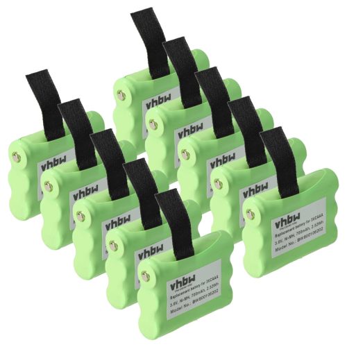 VHBW Radio Battery 53617, 3XCAAA, KEBT-086-B - 700 mAh 3.6 V NiMH