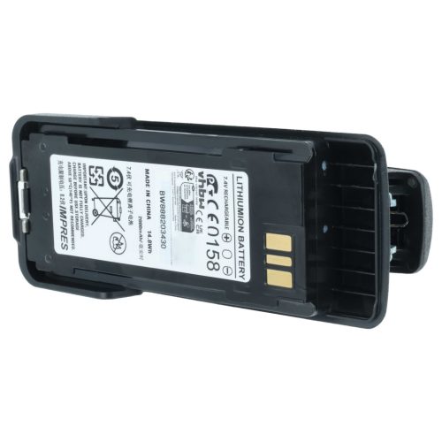 VHBW Rádió Akkumulátor NNTN8359A, NNTN8359, NNTN8359C - 2000 mAh 7,4 V Li-Ion