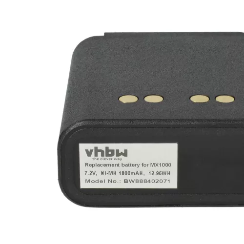 VHBW Radio Akku NTN4538, NTN4594, NTN4592, NTN4593, NTN4593DR - 1800 mAh 7,2 V NiMH