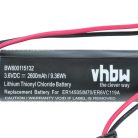 VHBW Battery Mitsubishi - 2600 mAh 3.6 V Li-Ion