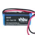 VHBW Ipari vezérlő Akkumulátor Mitsubishi 624-1831, BKO-C10811H03, 130376 - 1700 mAh 3 V Li-MnO2