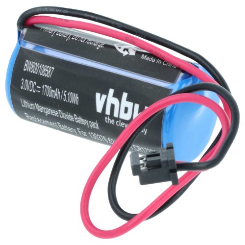 VHBW Ipari vezérlő Akkumulátor Mitsubishi 624-1831, BKO-C10811H03, 130376 - 1700 mAh 3 V Li-MnO2