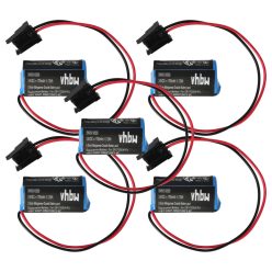   VHBW Ipari vezérlő Akkumulátor B9670-MC, A6BAT, A6BAT-MRBAT - 1700 mAh 3,6 V Li-MnO2