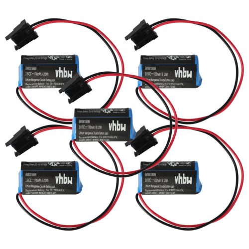 VHBW Ipari vezérlő Akkumulátor B9670-MC, A6BAT, A6BAT-MRBAT - 1700 mAh 3,6 V Li-MnO2