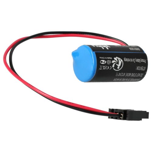 VHBW Ipari Vezérlő Akkumulátor Mitsubishi B9670-MC, A6BAT, A6BAT-MRBAT - 1700 mAh 3,6 V Li-MnO2