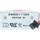 VHBW Ipari Vezérlő Akkumulátor Mitusibishi Q6BAT helyett - 1800 mAh 3 V Li-Ion