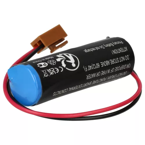 VHBW Battery Toshiba ER6V, ER14500 - 2000 mAh 3.6 V Li-MnO2
