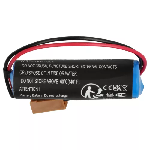 VHBW Battery Toshiba ER6V, ER14500 - 2000 mAh 3.6 V Li-MnO2