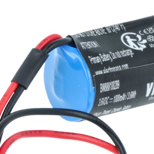 VHBW CNC Controller Battery LS14250-MR, FBT030A, FBT020A, ER3V/3.6V, NP8P-BT - 1000 mAh 3.6 V Li-MnO2