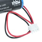 VHBW CNC Controller Battery F2-40BL, LS14500-MF, FX2N-48M - 1800 mAh 3.6 V Li-SOCl2