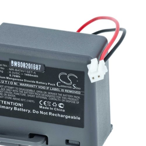 VHBW CNC Controller Battery MR-BAT6V1SET-A - 1450 mAh 6 V Li-MnO2