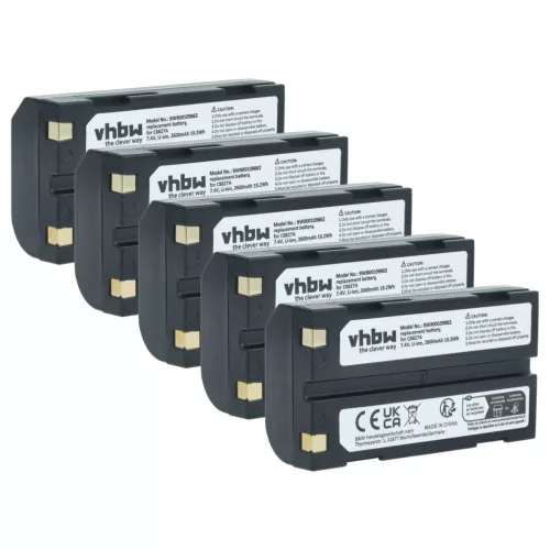 VHBW Akkumulátor CHC 1906110059 - 2600 mAh 7,4 V Li-Ion