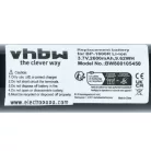 VHBW Mini Disc Battery AD-MS10BT, NB-111, BP-1600R, NB111 - 2600 mAh 3.7 V Li-Ion