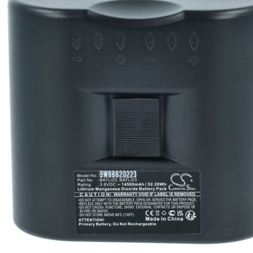 VHBW Alarmanlagen Akku MPU01X, BATLI23, BATLI22 - 14500 mAh 3,6 V Li-MnO2