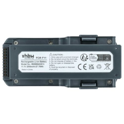 VHBW Drohnenakku SJRC F11 GPS - 2500 mAh 11,1 V Li-Polymer