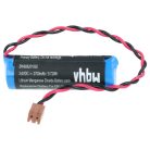 VHBW CNC Controller Battery ER6VCT - 2700 mAh 3.6 V Li-SOCl2